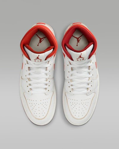 Nike Air Jordan 1 Mid SE "Dune Red" FJ3458-160 Men's Sneakers [US 7-14]