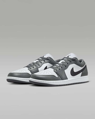 Nike Air Jordan 1 Low "White/Iron Gray/Black" 553558-152 Men's [US 7-15]