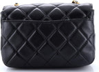 Chanel, Giant CC Chain Pocket Flap Bag Quilted Lambskin Small, Black