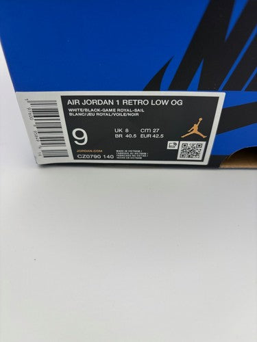 Nike Air Jordan 1 Retro Low OG "Game Royal" CZ0790-140 Sneakers [US 6-12]