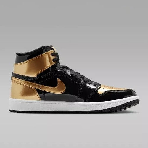 Nike Air Jordan 1 High Golf "Gold Toe" DQ0660-002 Men's Sneakers [US 7-12]