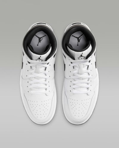 Nike Air Jordan 1 Mid "White/Black" DQ8426-132 Men's Sneakers [US 7-14]