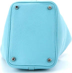 Hermès, Picotin Lock Bag Clemence PM,Bleu Atoll