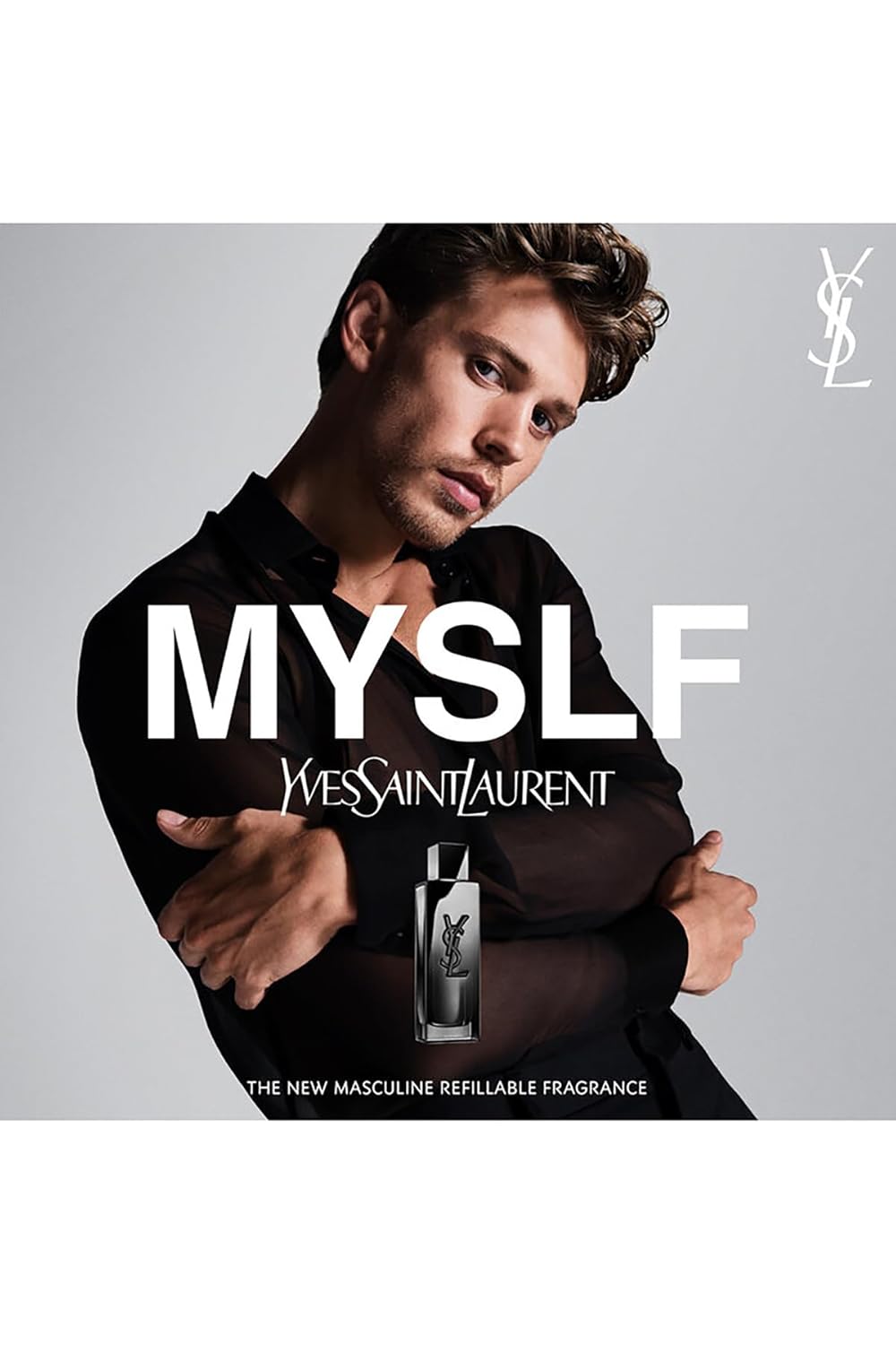 Yves Saint Laurent Ysl Myslf Eau de Parfum Spray for Men, 3.4 Ounce