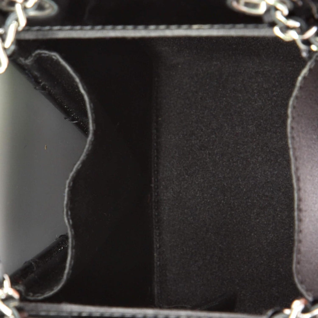 Chanel, Lait de Coco Milk Carton Minaudiere Patent, Black