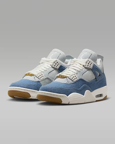Nike WMNS Air Jordan 4 Retro "Worn Blue" IB6716-100 Women's Shoes Sneakers