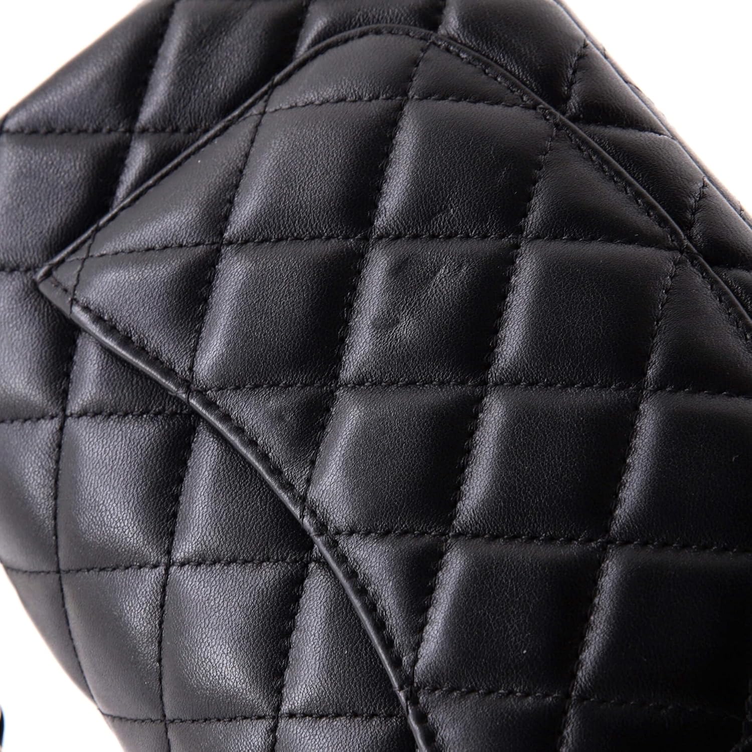 Chanel, Classic Single Flap Bag Quilted Lambskin Mini, Black