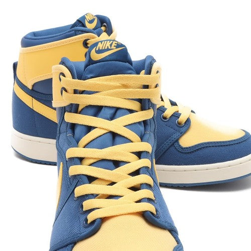 Nike Air Jordan 1 KO "True Blue and Topaz Gold/Laney" DO5047-407 [US 7-13]