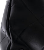 Chanel, Club Monaco Shopping Tote Quilted Lambskin Large, Black