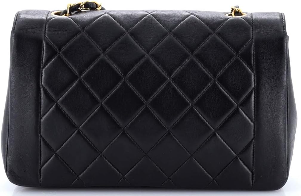 Chanel, Vintage Diana Flap Bag Quilted Lambskin Medium, Black
