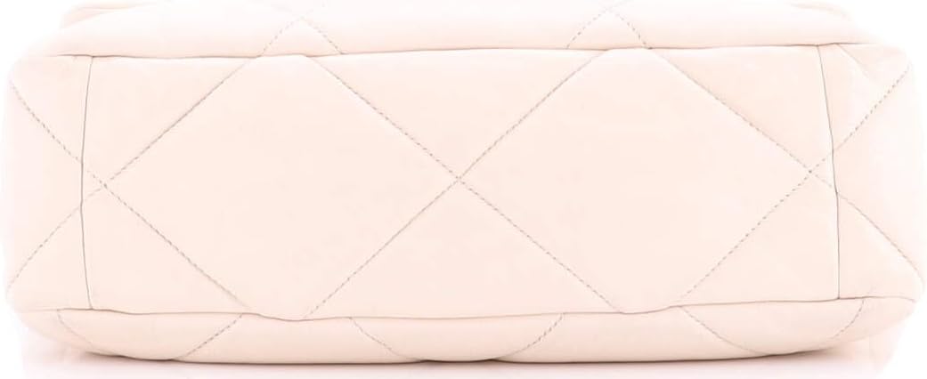 Chanel, 19 Flap Bag Quilted Leather Large, Neutral