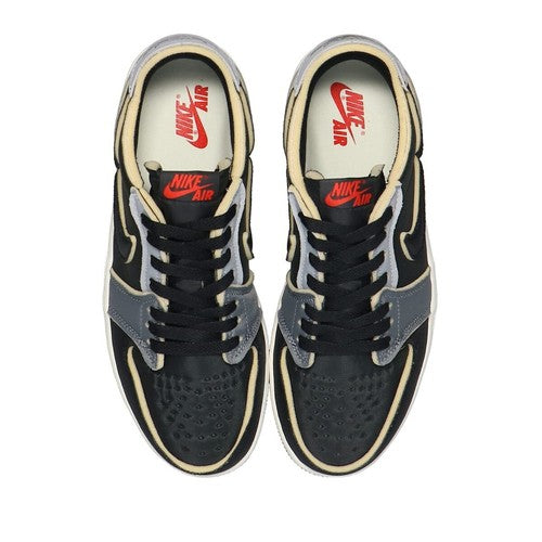 Nike DV0982-006 Air Jordan 1 Low OG EX Black Smoke Grey Men's US 6-12 Authentic