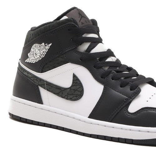 Nike Air Jordan 1 Mid "Panda Elephant/Safari" FB9911-001 Men's [US 7.5-14]