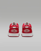 Nike Air Jordan 1 Low "Summit White/Summit White/Varsity Red" 553558-166