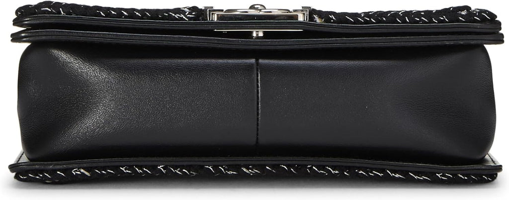 Chanel, Black Quilted Calfskin Jacket Boy Bag Medium, Black