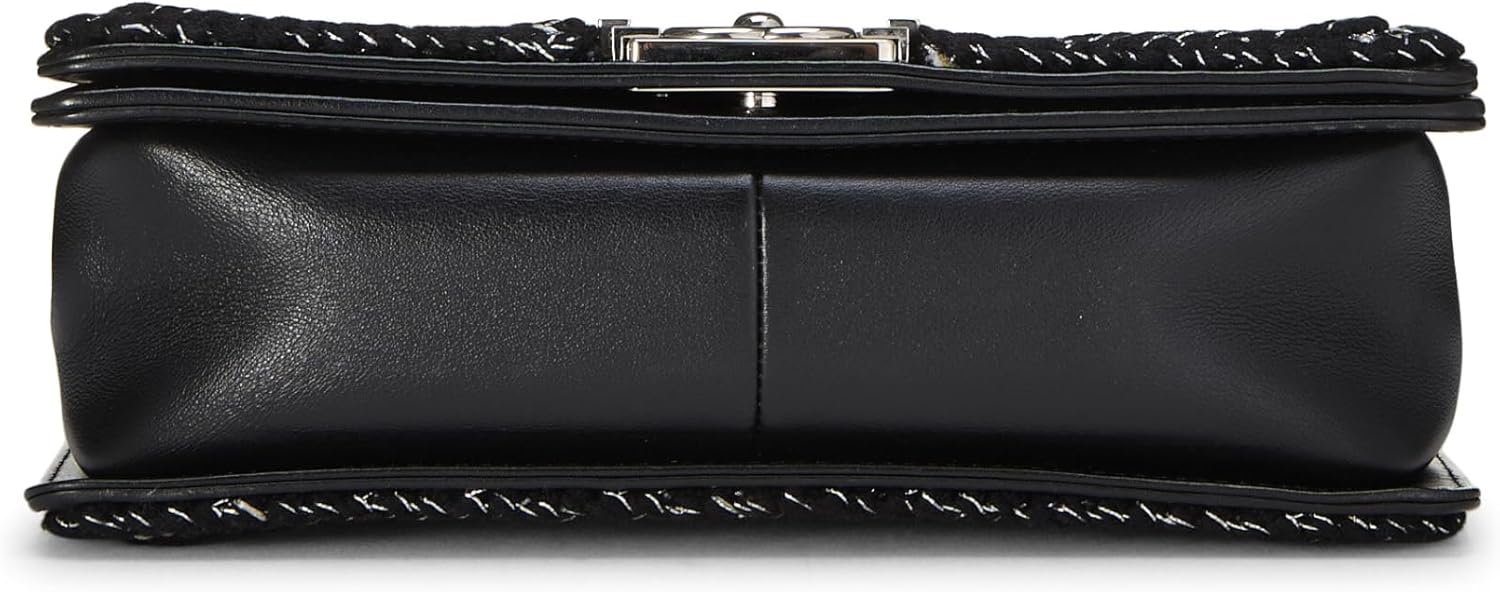 Chanel, Black Quilted Calfskin Jacket Boy Bag Medium, Black