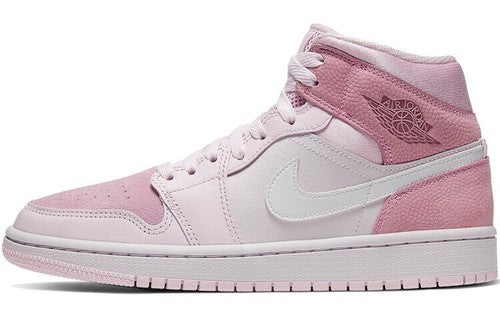 Nike WMNS Air Jordan 1 Mid Digital "Pink/White-Pink Form-Sail" CW5379-600