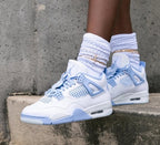 Nike Air Jordan 4 Retro Forget Me Not Aluminum Blue HV0823-100 Women's Size