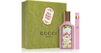 Gucci Flora Gorgeous Gardenia Gift Set for Women Eau de Parfum Spray 3.3 Ounce + Travel spray EDP 0.33 Oz