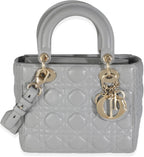 Dior, Grey Cannage Quilted Lambskin Small My ABC Lady Dior, Gray