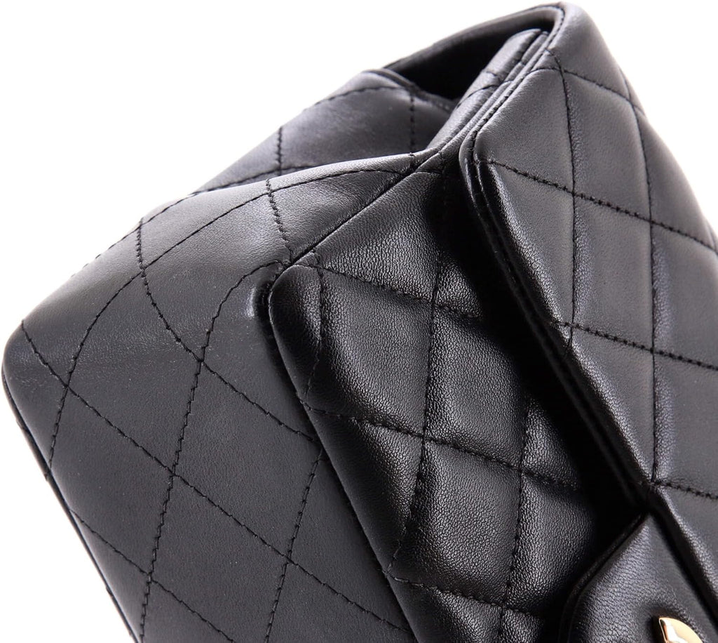 Chanel, Classic Single Flap Bag Quilted Lambskin Mini, Black
