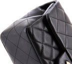 Chanel, Classic Single Flap Bag Quilted Lambskin Mini, Black