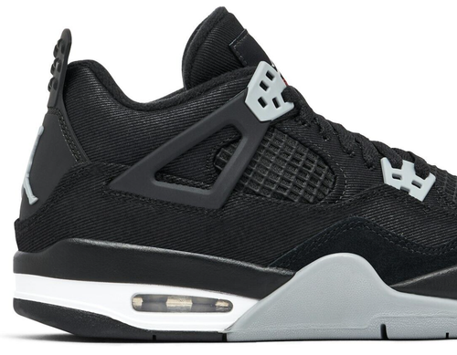 Nike Air Jordan 4 Retro Black Canvas DV0553-006 GS & Women's Size