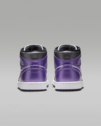 Nike WMNS Air Jordan 1 MID SE "White/Black/Grape Ice" HJ5911-105 Women's