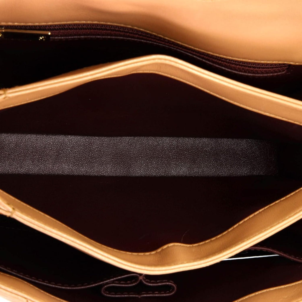 Chanel, Trendy CC Top Handle Bag Quilted Lambskin Small, Neutral