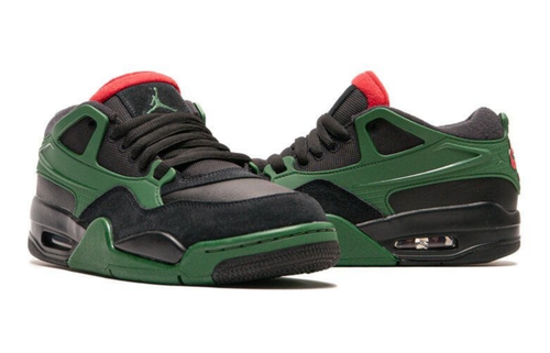 Nike Air Jordan 4 RM Black Gorge Green University Red FQ7939-003 Men's Size