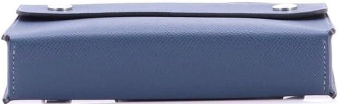 Hermès, Hermesnap Wallet Bag Epsom,Bleu Tie