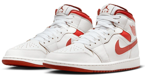 Nike Air Jordan 1 Mid SE Dune Red FJ3458-160 Men's Size