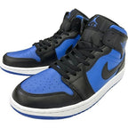 Nike DQ8426-042 Air Jordan 1 Mid Black White Royal Blue Men's US 7-13 Authentic