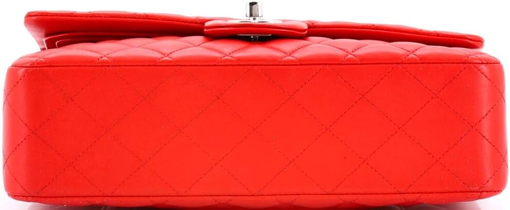 Chanel, Classic Double Flap Bag Quilted Lambskin Medium, Red