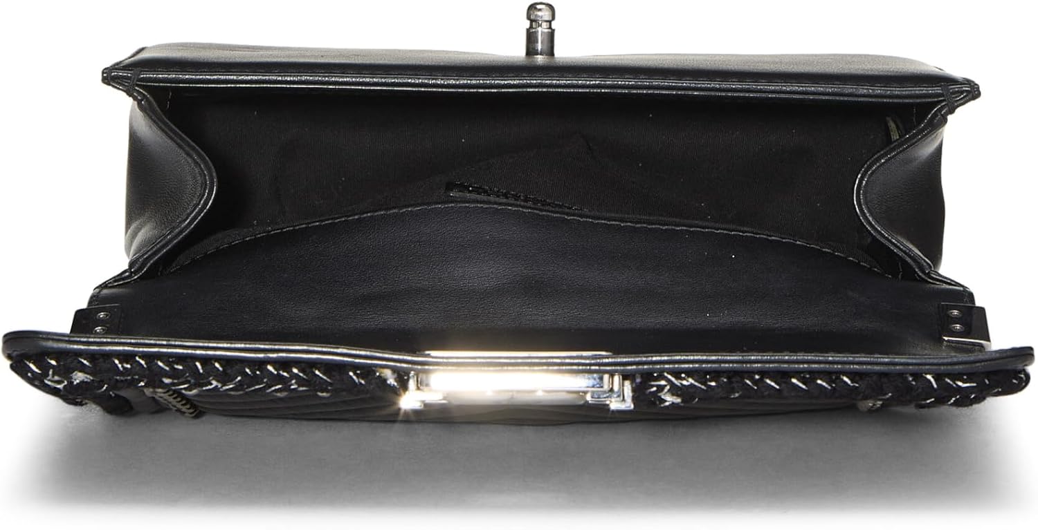 Chanel, Black Quilted Calfskin Jacket Boy Bag Medium, Black