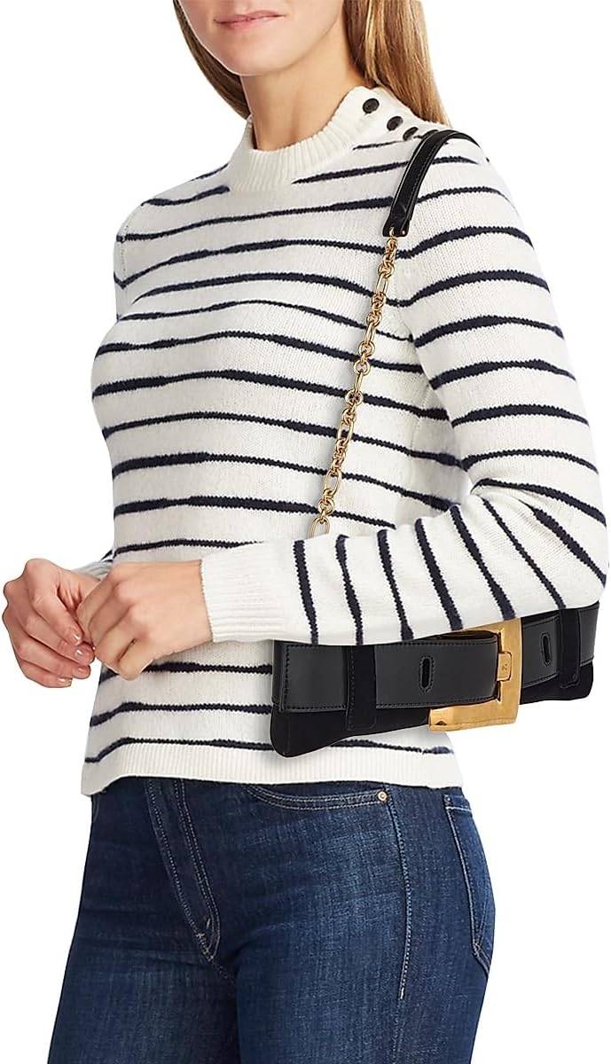 Balmain, Anthem Velvet Clutch Bag, Noir