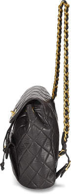 Chanel, Quilted Lambskin Classic Backpack Medium, Black : Clothing, Shoes & Jewelry