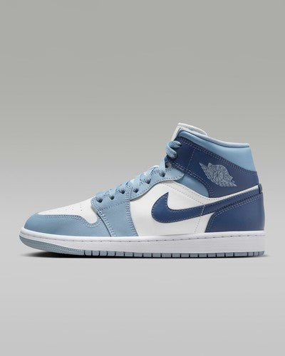 Nike WMNS Air Jordan 1 Mid "White/Diffused Blue" BQ6472-140 [US 5.5-12]