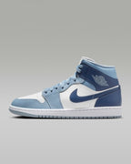 Nike WMNS Air Jordan 1 Mid "White/Diffused Blue" BQ6472-140 [US 5.5-12]