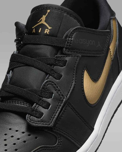 Nike Air Jordan 1 Low FlyEase "Black/Metallic Gold" DM1206-071 [US 7-16]