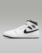 Nike Air Jordan 1 Mid "White/Black" DQ8426-132 Men's Sneakers [US 7-14]