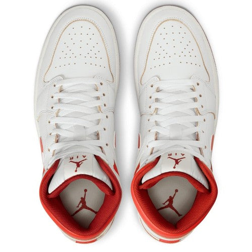 Nike Air Jordan 1 Mid SE Dune Red FJ3458-160 Men's Size