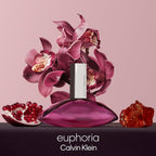 Calvin Klein Euphoria Eau de Parfum – Chypre Women's Perfume – With Notes of Pomegranate, Black Orchid, Lotus Blossom & Mahogany Wood – Long Lasting Fragrance