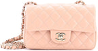 Chanel, Classic Single Flap Bag Quilted Lambskin Mini, Neutral
