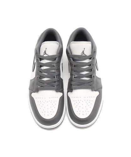 Nike Air Jordan 1 Low "Classic Grey/White" 553558-044 Men's Shoes Sneakers