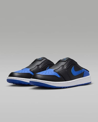 Nike Air Jordan 1 Mule Golf "Black/White/Royal" FJ1214-002 Men's  [US 7-12]