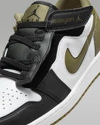Nike Air Jordan 1 Low FlyEase "White/Black/Medium Olive" DM1206-102 [US7-14]