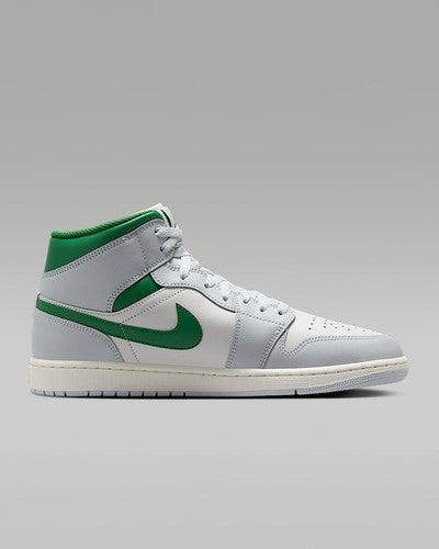 Nike Air Jordan 1 Mid "Summit White/Pine Green" DQ8426-142 Men's [US 7-14]