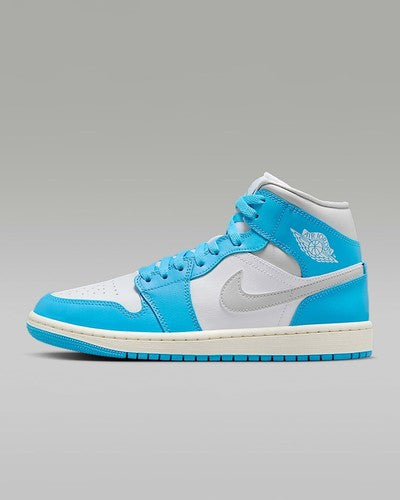 Nike WMNS Air Jordan 1 Mid "Dark Powder Blue/White" BQ6472-400 [US 5.5-12]