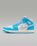 Nike WMNS Air Jordan 1 Mid "Dark Powder Blue/White" BQ6472-400 [US 5.5-12]